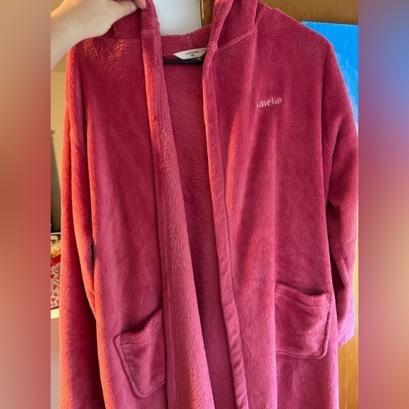 Lands' End Other - Pink Lands end rob monogrammed “Amelia” size 16 girl